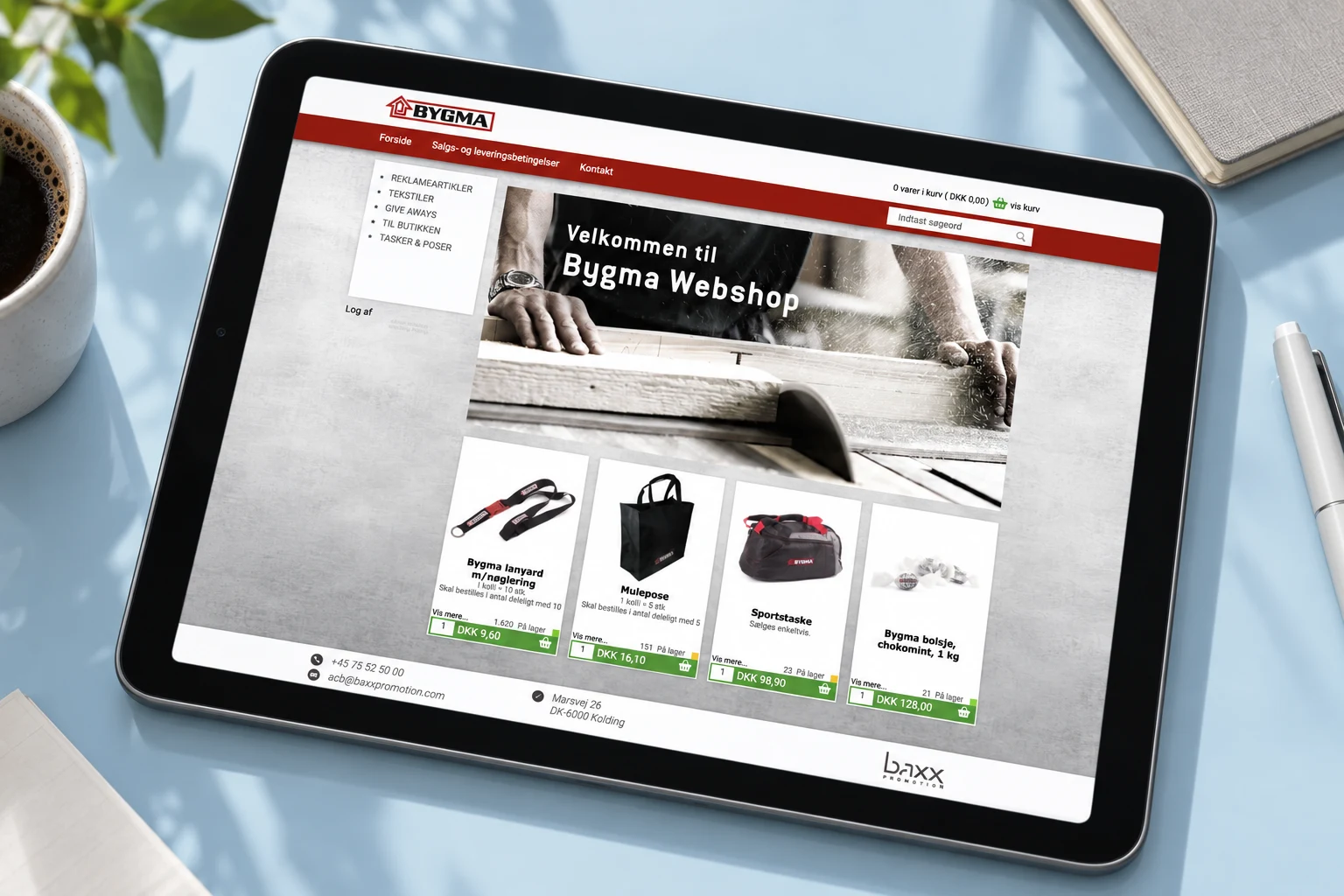 Kundetilpassede B2B-shops