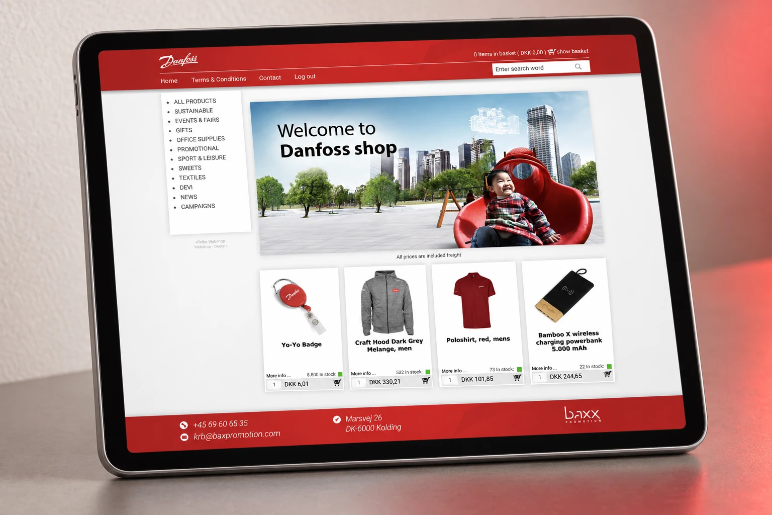 Danfoss — kundetilpasset B2B-shop