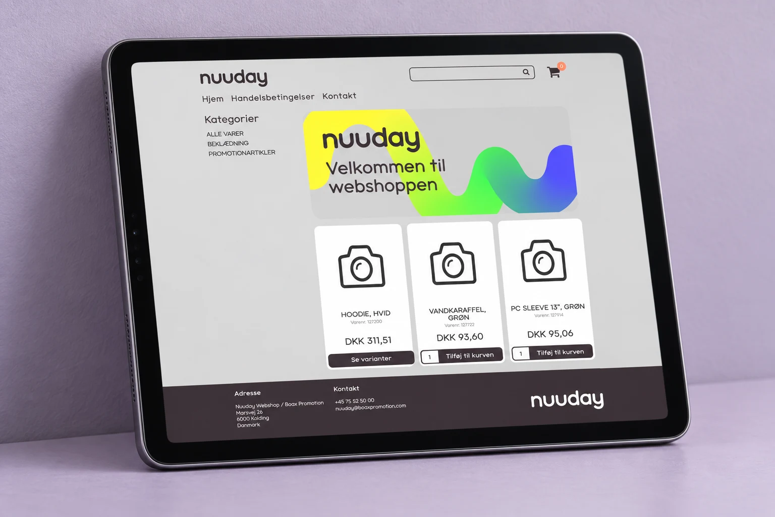 Nuuday — kundetilpasset B2B-shop