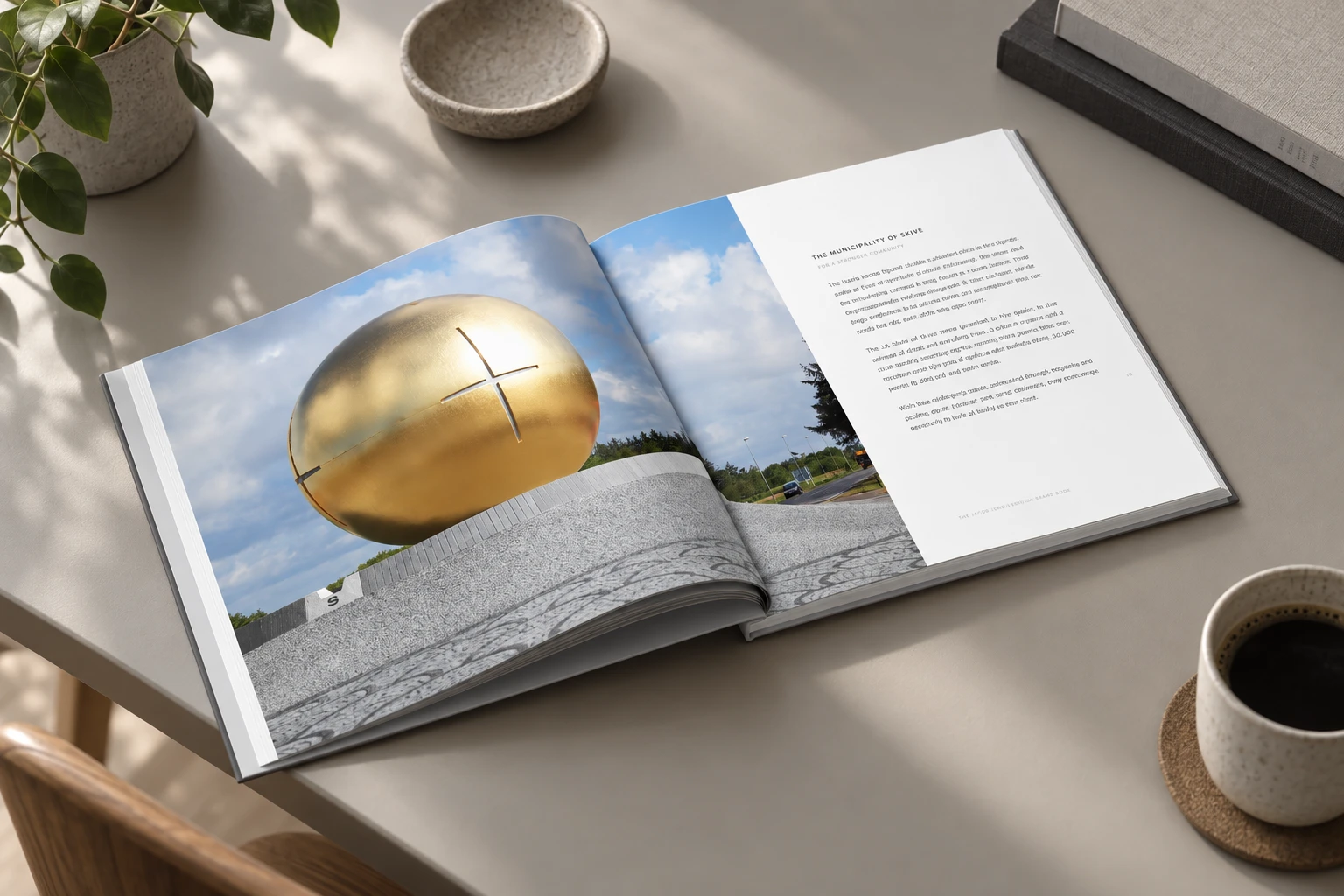 Åbent opslag i Jacob Jensen Design brandbook