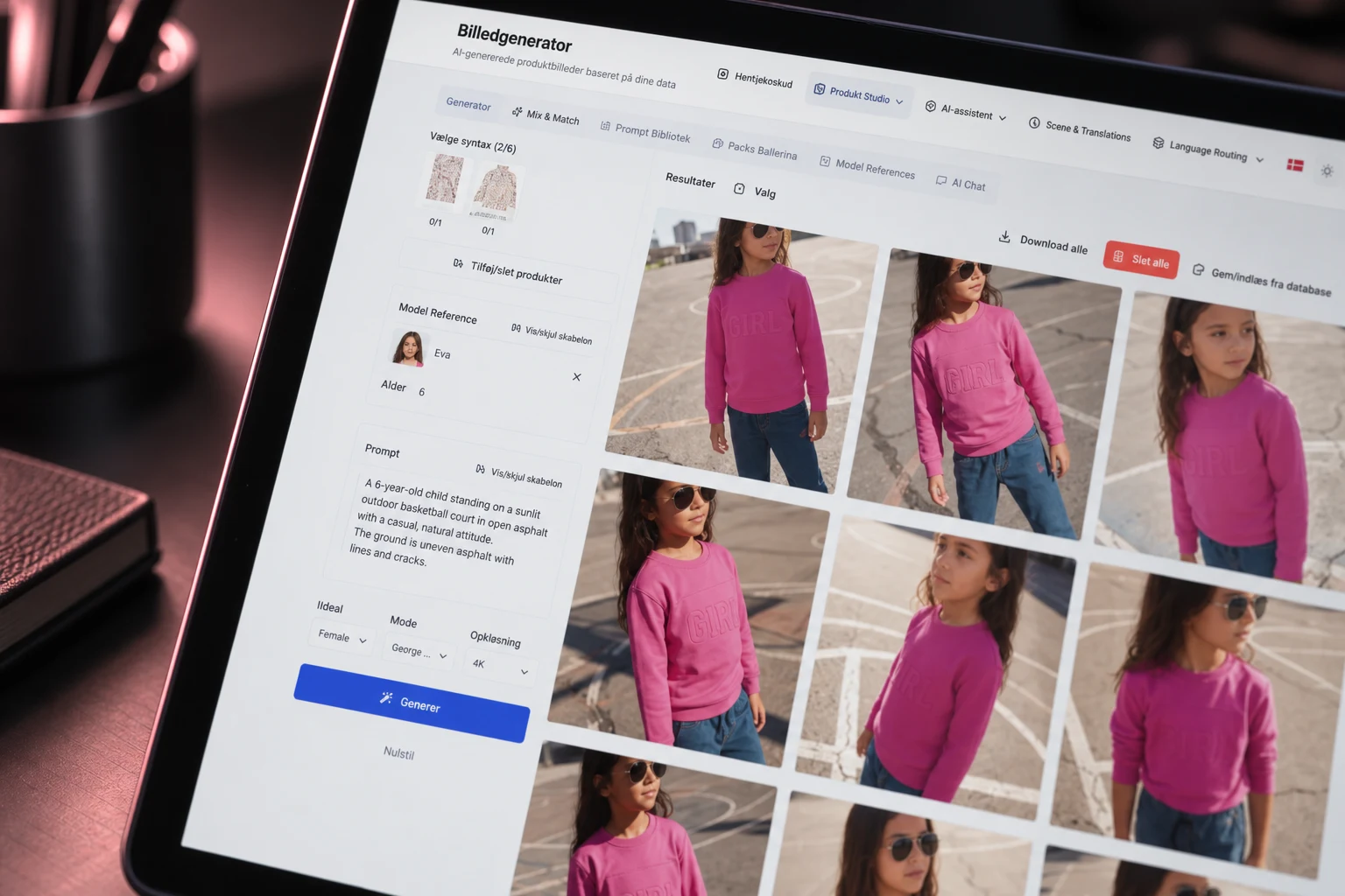 AI Product Content Studio — Projektet tæt på