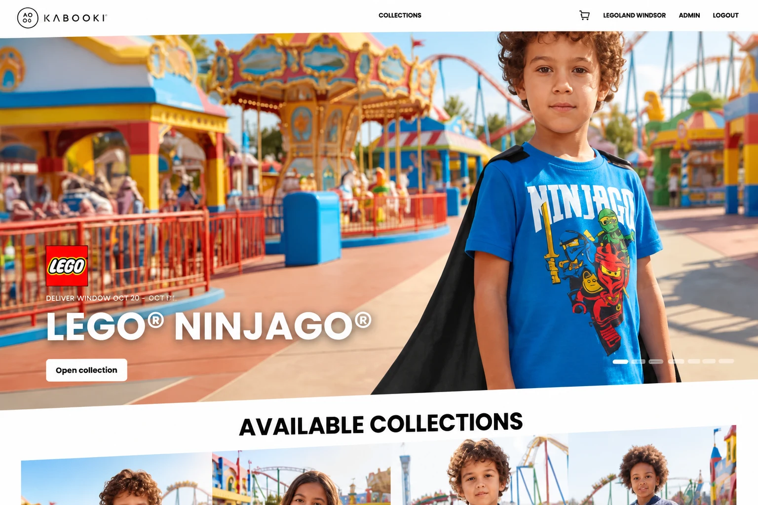 LEGOLAND Preorder Shop — Detalje fra designet