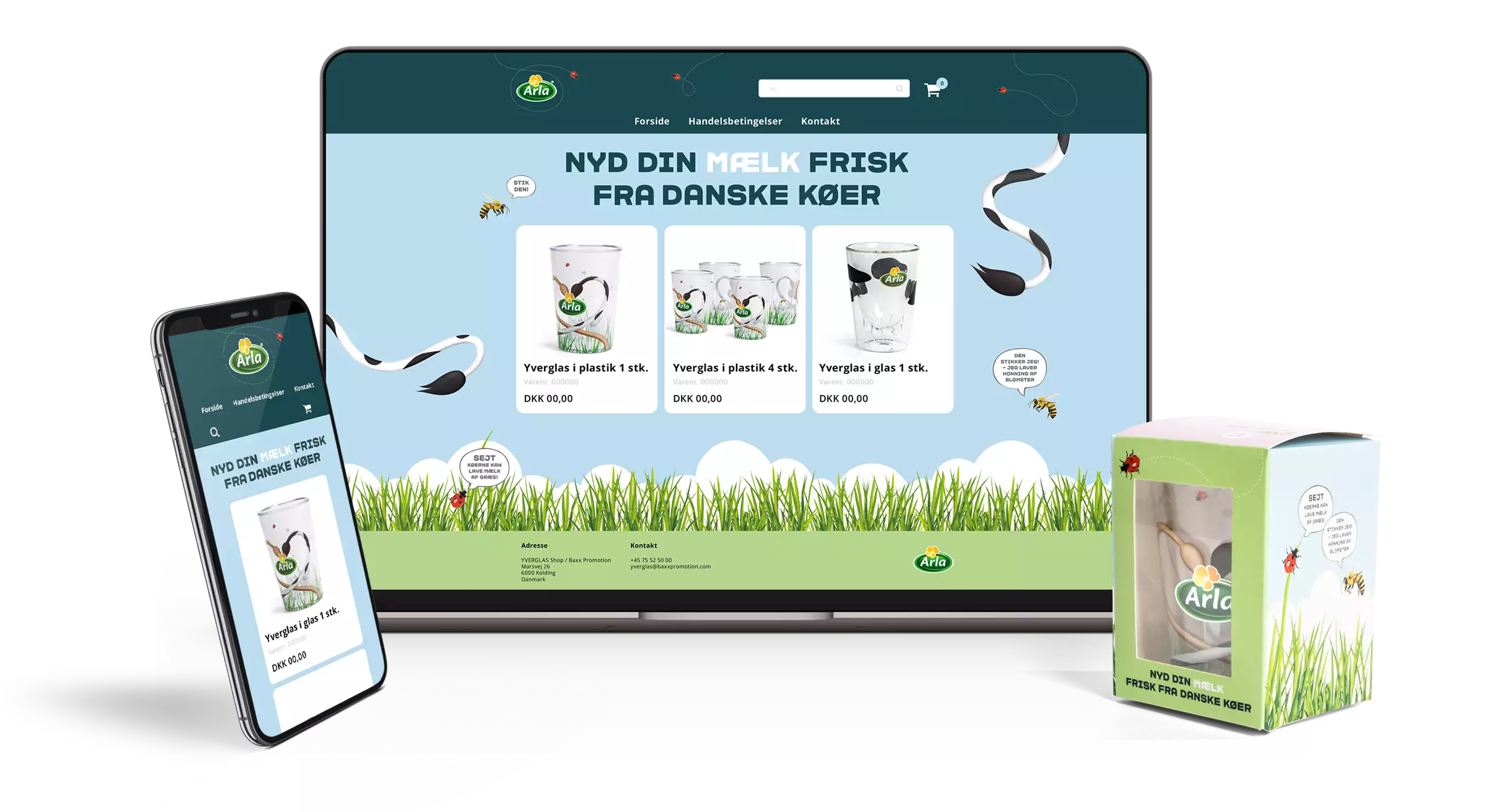 Yverglas gavevalgswebsite
