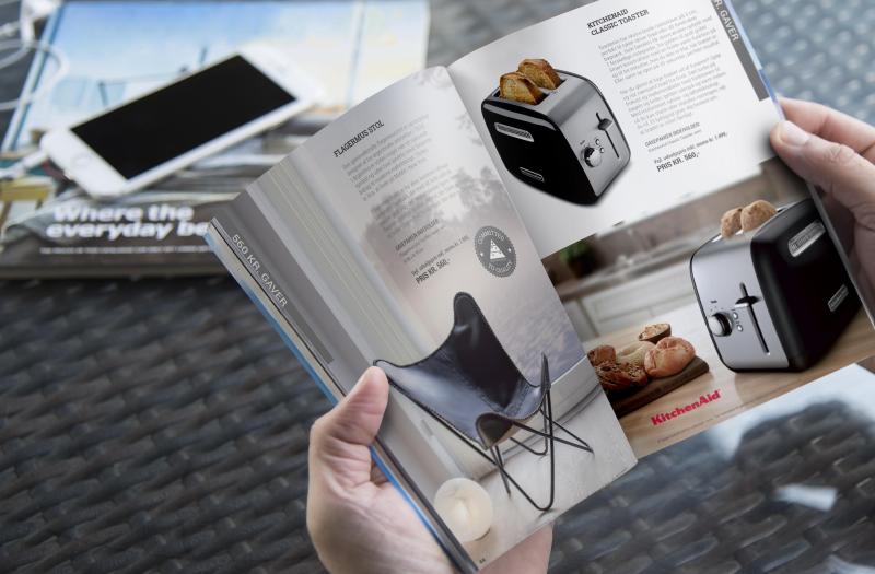 MitGavevalg katalog- og kampagnemateriale